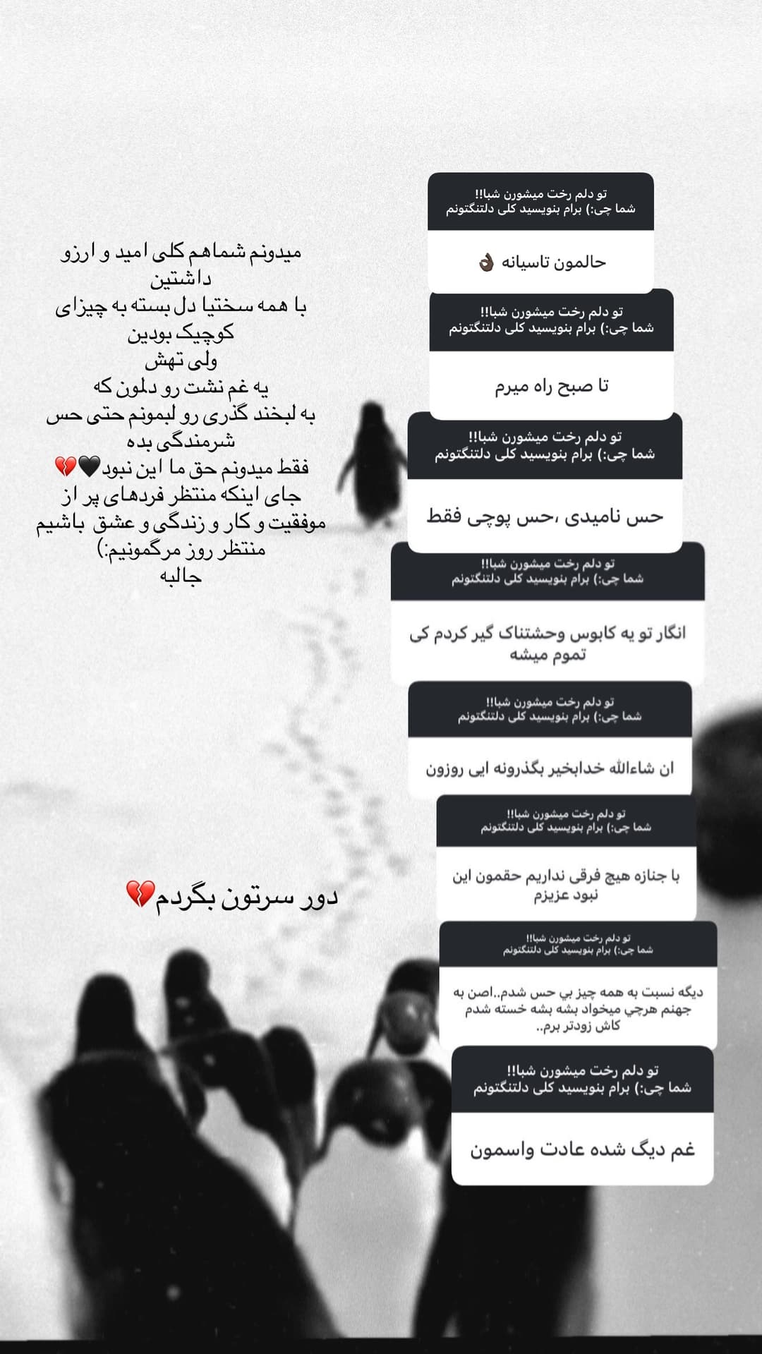  جدید ترین استوری اینستاگرام فرناز