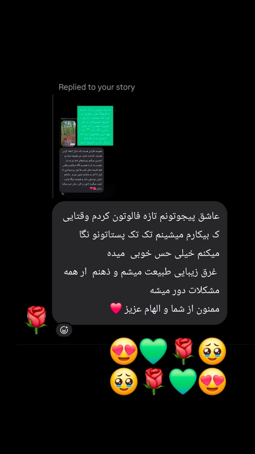  جدید ترین استوری اینستاگرام روزبه