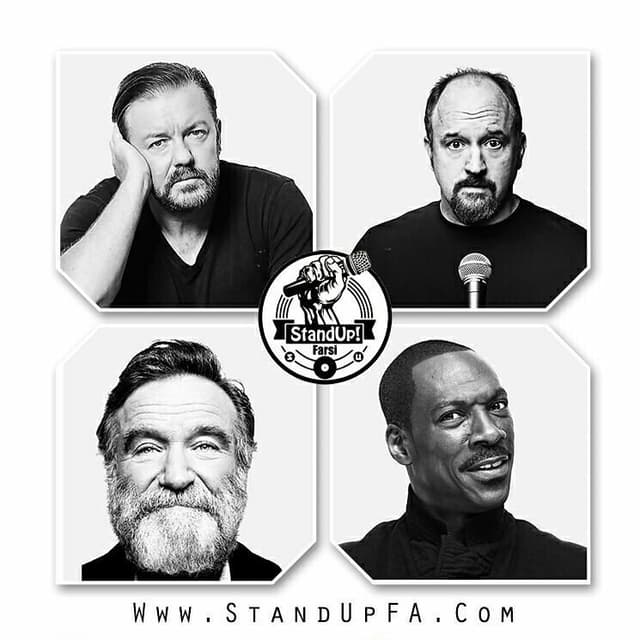  عکس پروفایل اینستاگرام بزرگترین مرجع استندآپ کمدی / standupfa