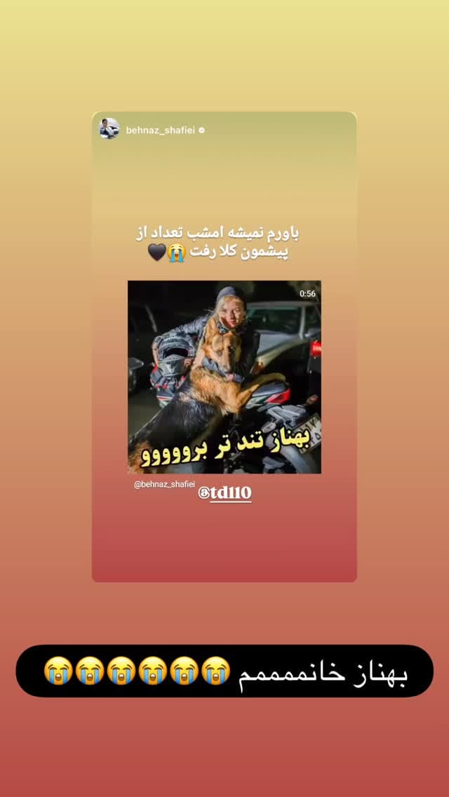  جدید ترین استوری اینستاگرام مسعود رضوی