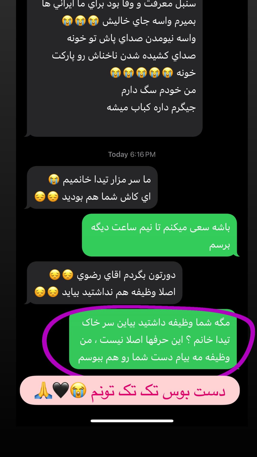  جدید ترین استوری اینستاگرام مسعود رضوی