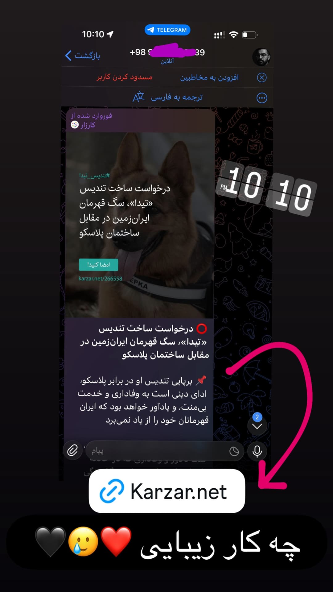  جدید ترین استوری اینستاگرام مسعود رضوی