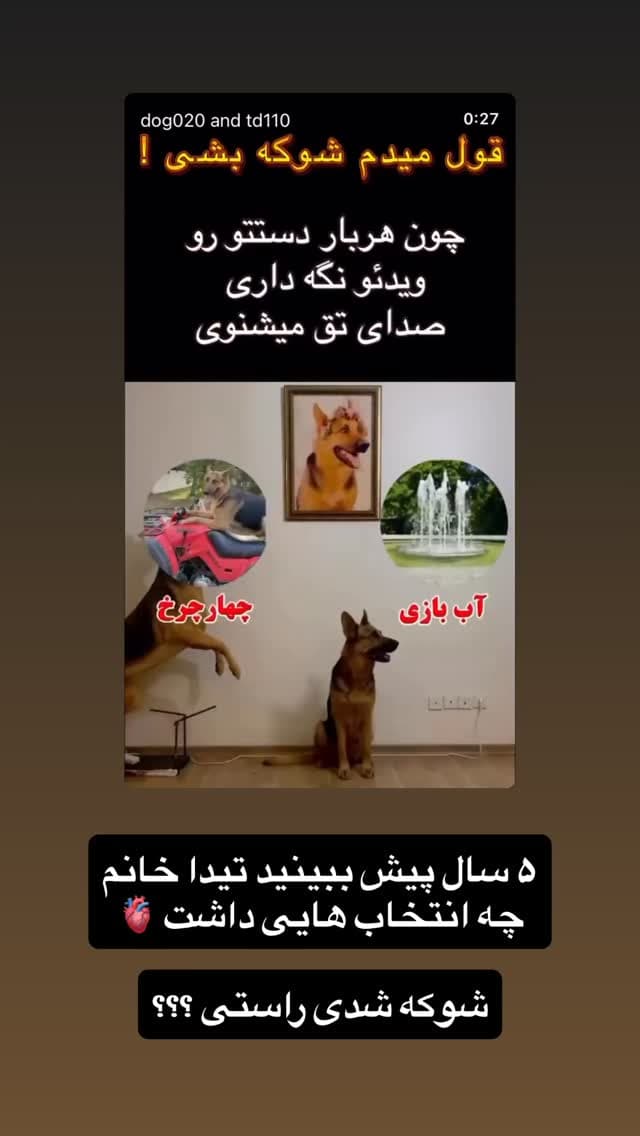  جدید ترین استوری اینستاگرام مسعود رضوی