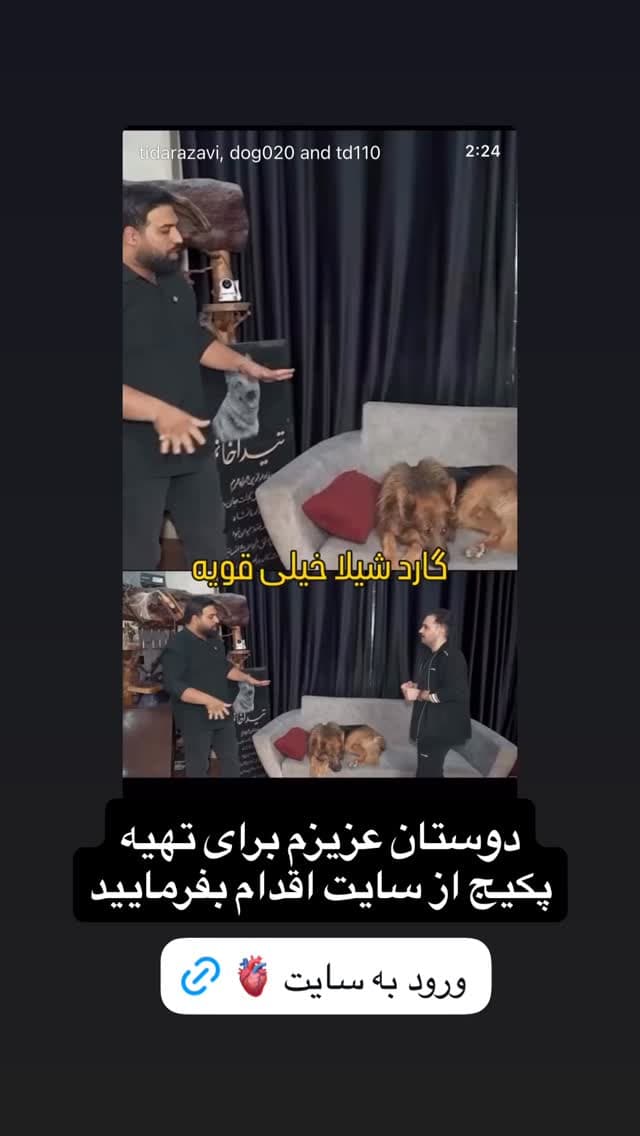  جدید ترین استوری اینستاگرام مسعود رضوی